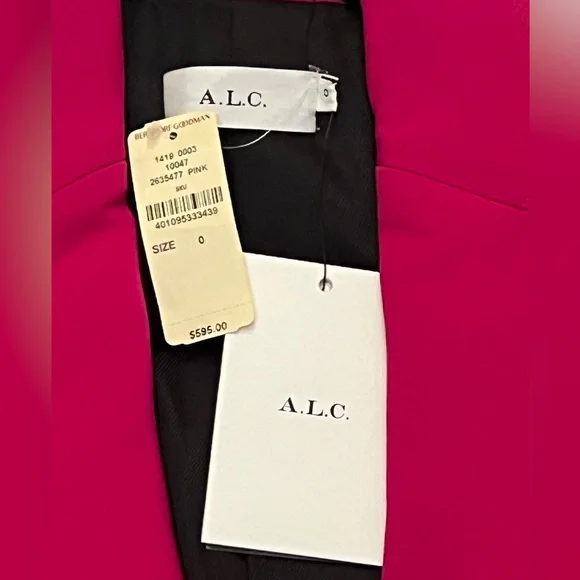 A.L.C. Vernay Blazer Hot Pink Size 0